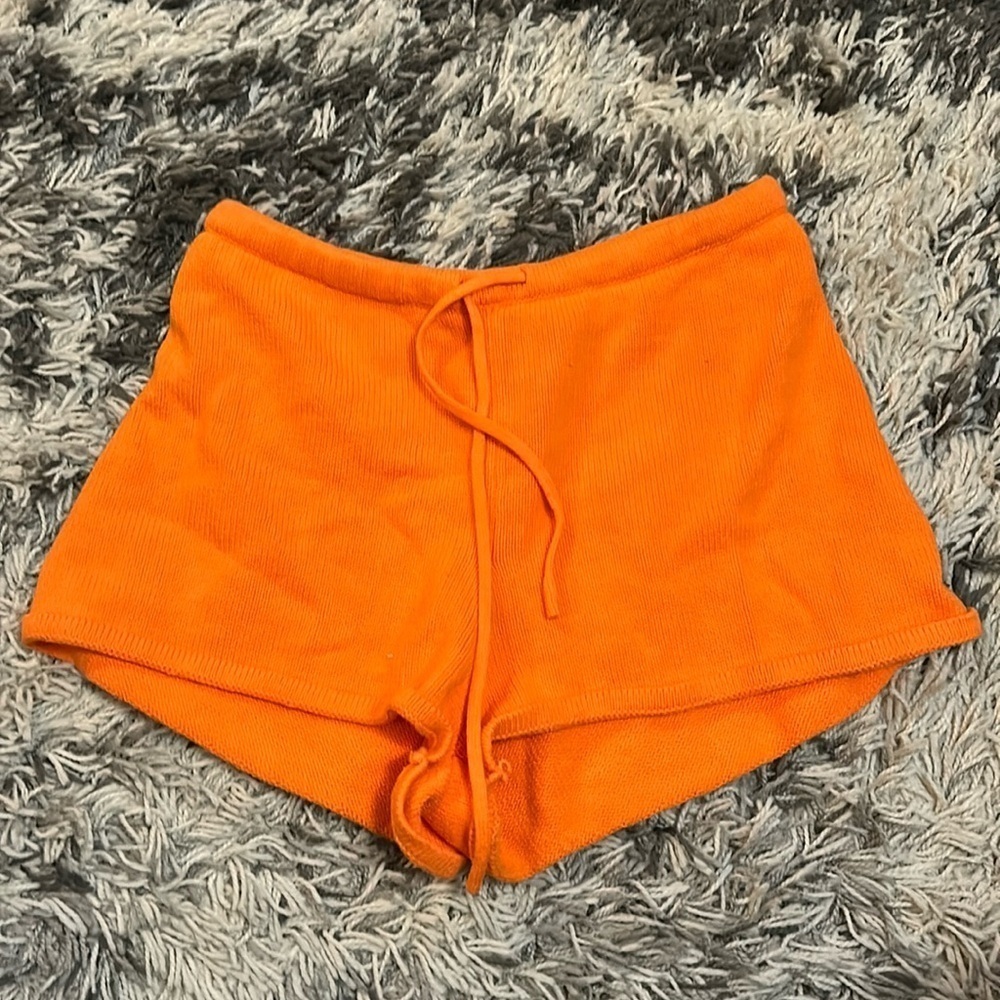 Kendall & Kylie Orange Athletic Shorts